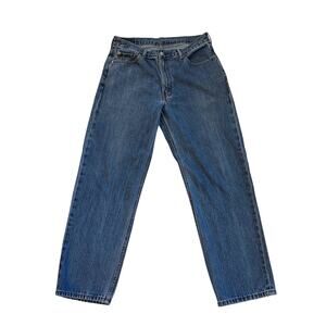 Levis 550 Jeans Mens Size 36x32 (34x31) Blue Relaxed Fit Tapered Leg 100% Cotton